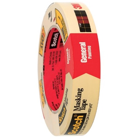 3M 1'' x 60 yds. 3M 2050 Masking Tape, 12PK T935205012PK
